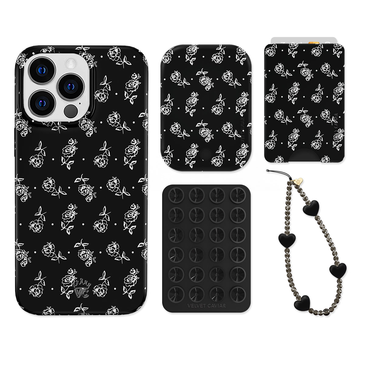 Vintage Roses iPhone Bundle Set - Wallet