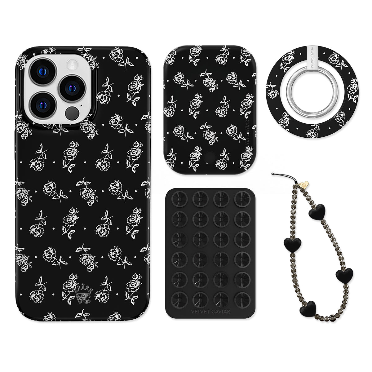 Vintage Roses iPhone Bundle Set - Grip