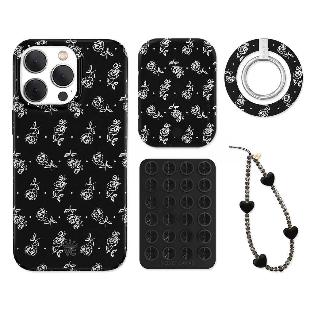 Vintage Roses iPhone Bundle Set - Grip