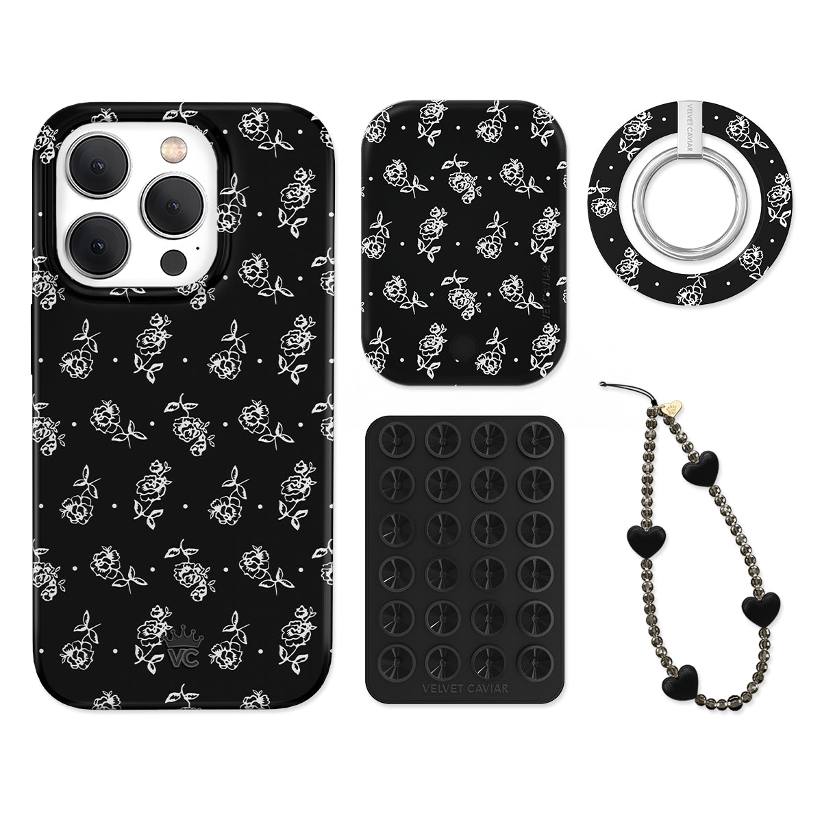 Vintage Roses iPhone Bundle Set - Grip
