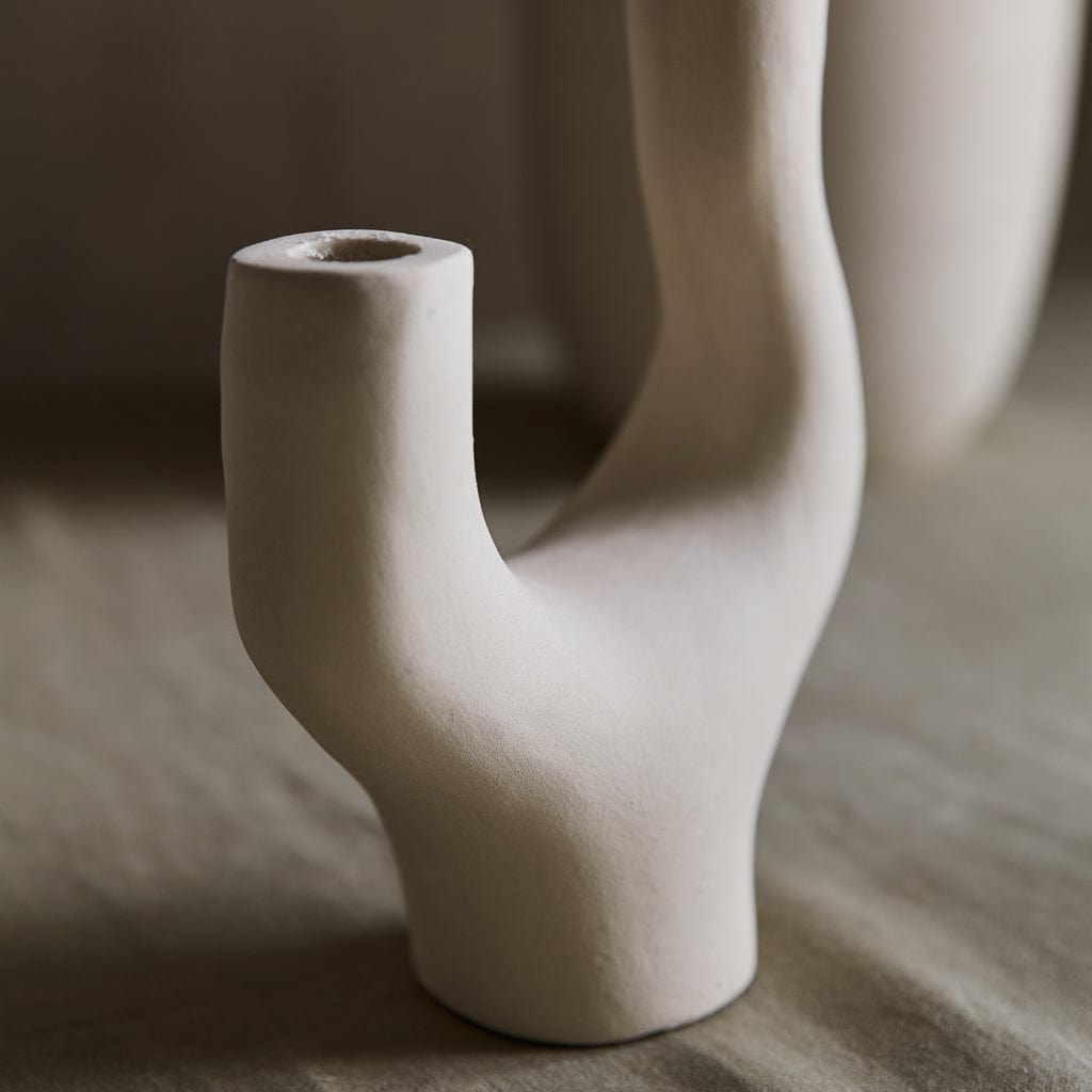 Vida Ceramic Candle Holders - Set of 2 - Image 10