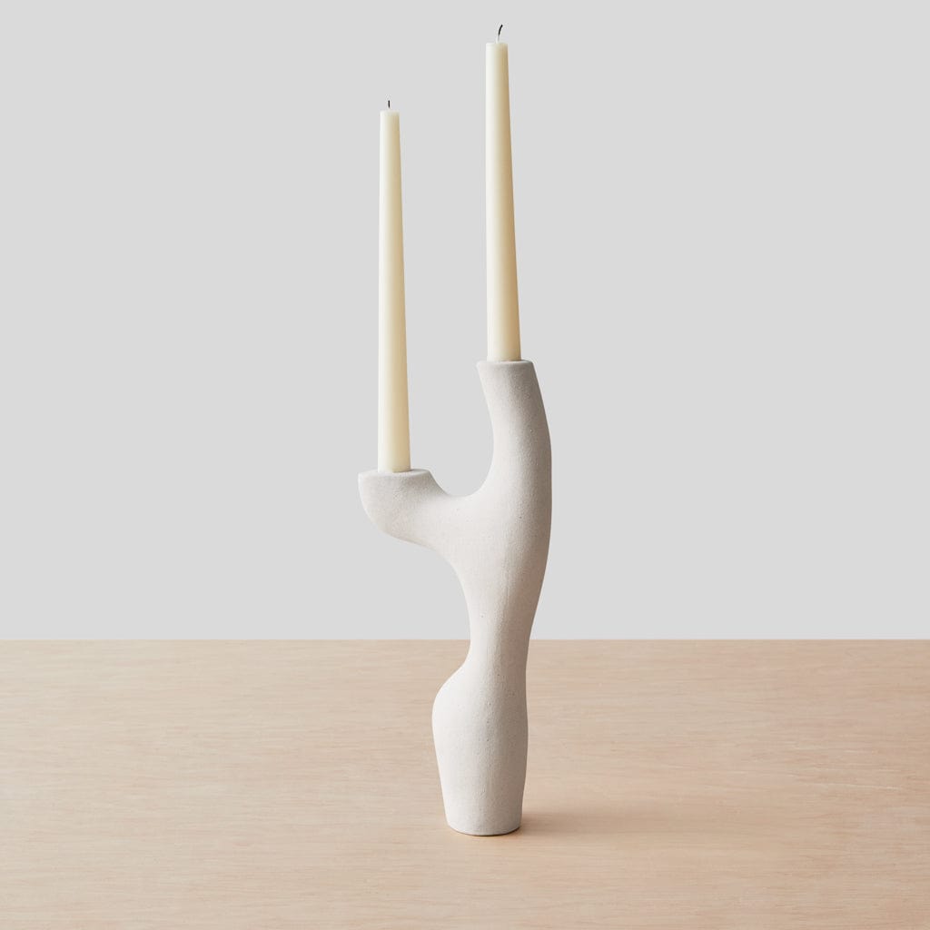 Vida Ceramic Candle Holders - Set of 2 - Image 4
