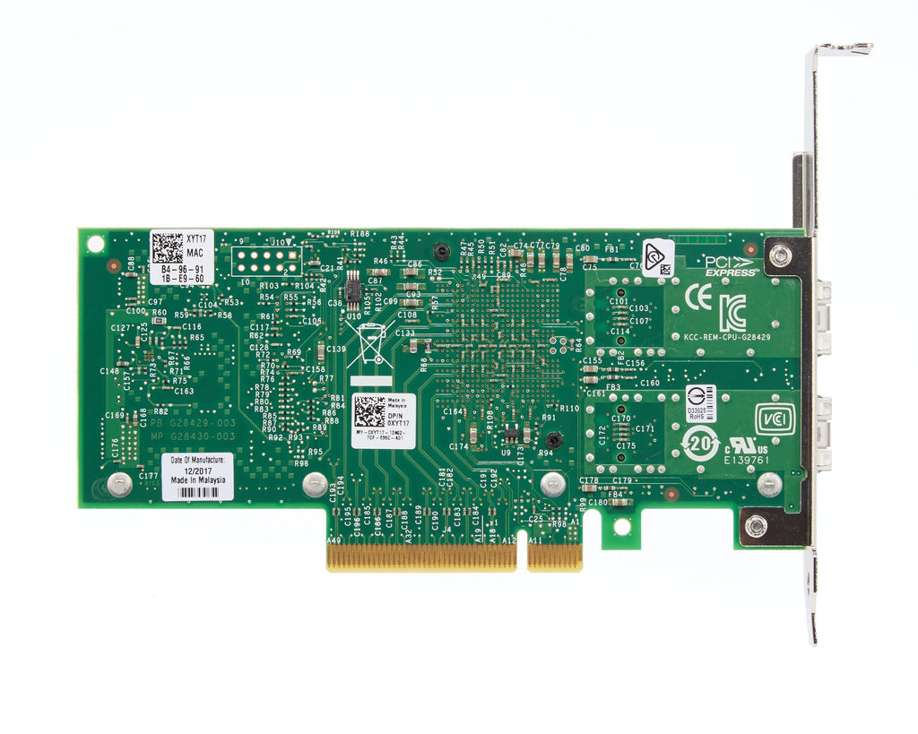 Dell Intel PRO X520-DA2 Dual Port 10GB SFP+ Full Height
