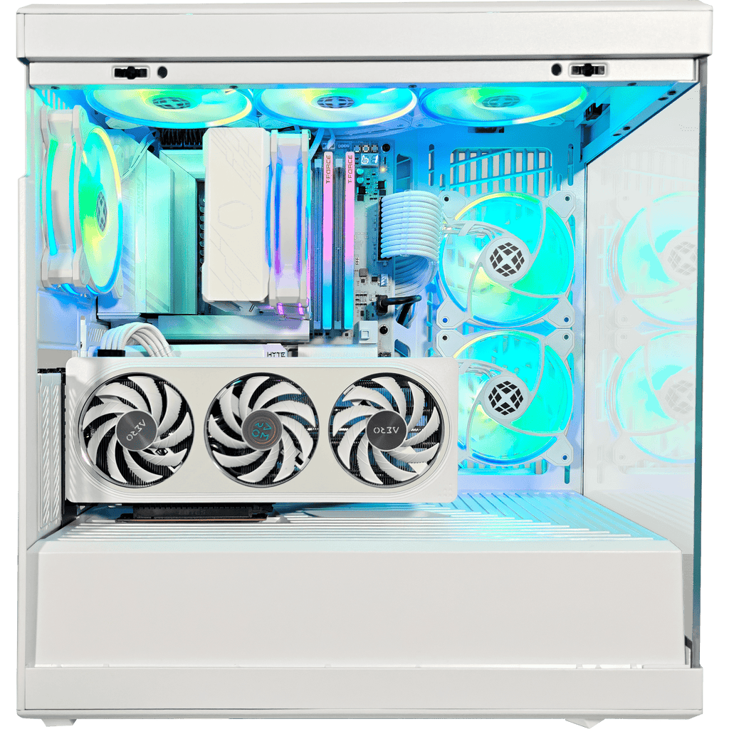 Y40 Snow White Ghost Intel Ready to Ship Gaming PC