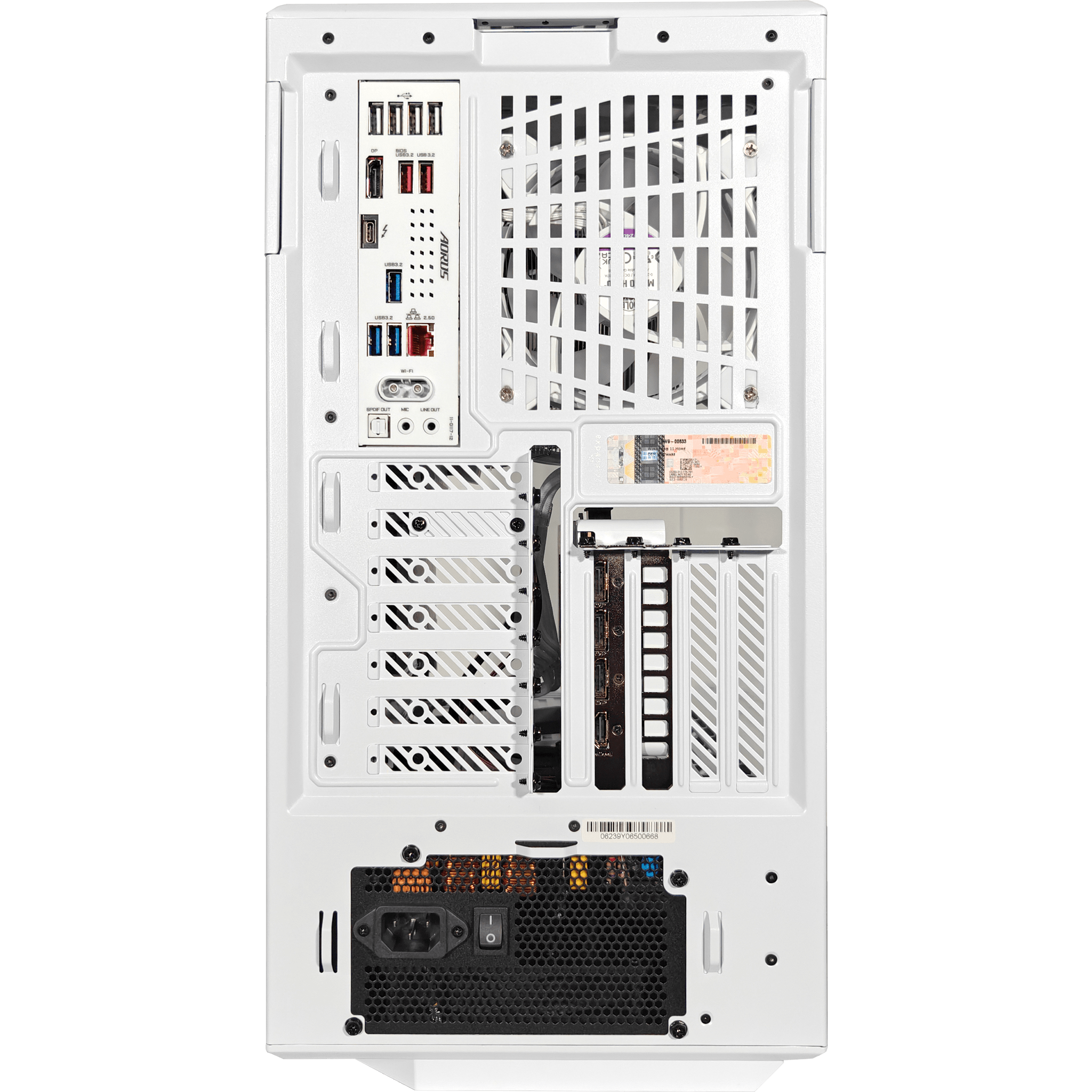 Y40 Snow White Ghost Intel Ready to Ship Gaming PC