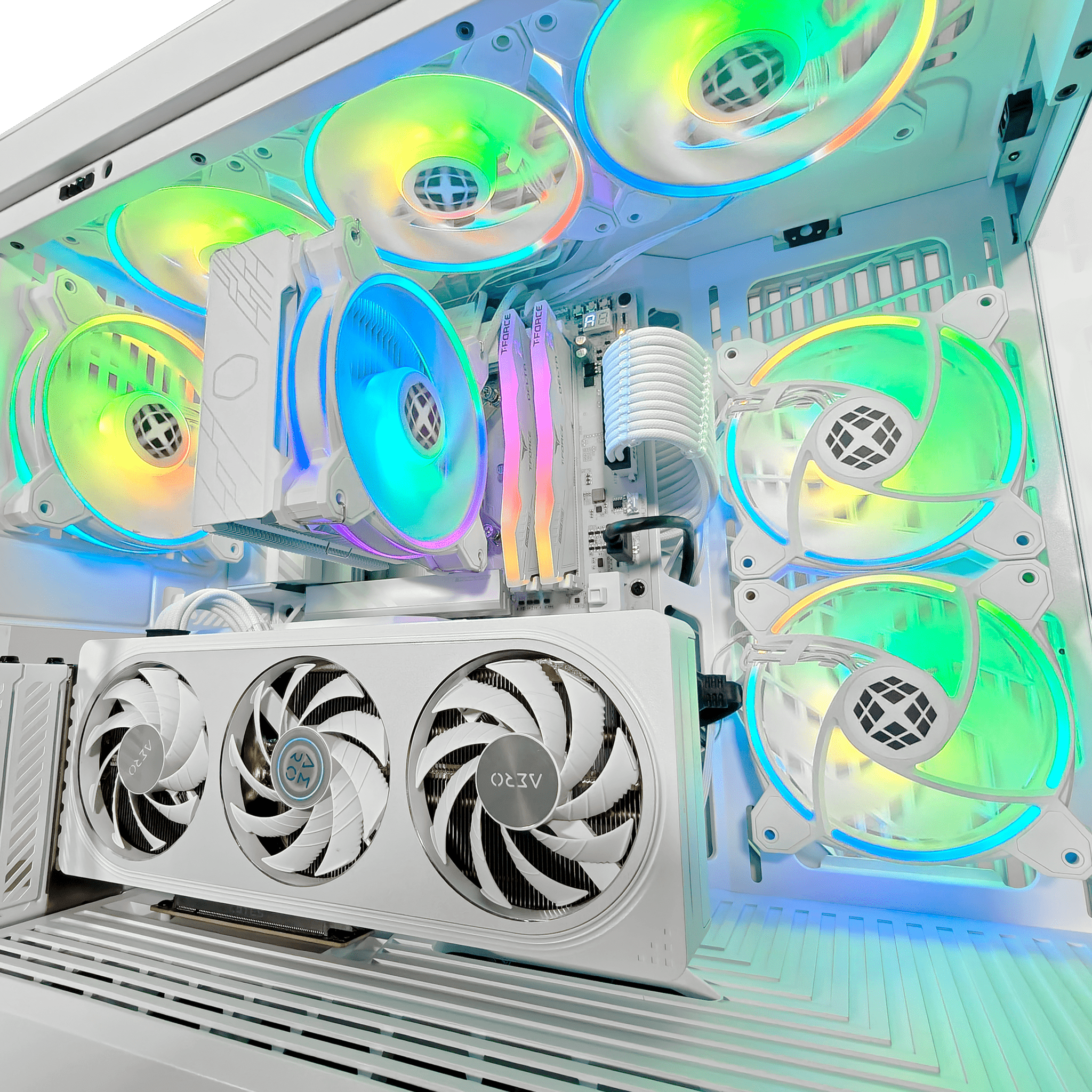 Y40 Snow White Ghost Intel Ready to Ship Gaming PC