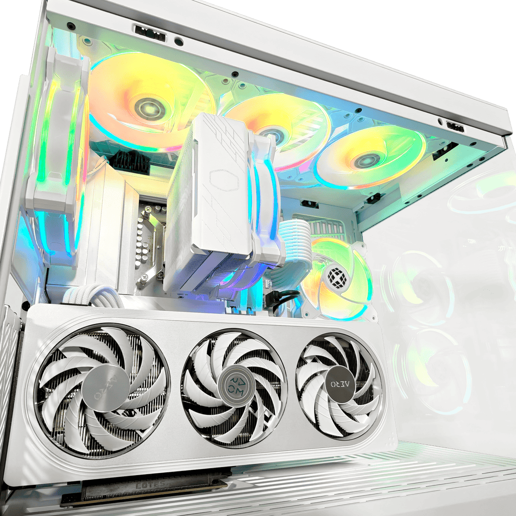 Y40 Snow White Ghost Intel Ready to Ship Gaming PC