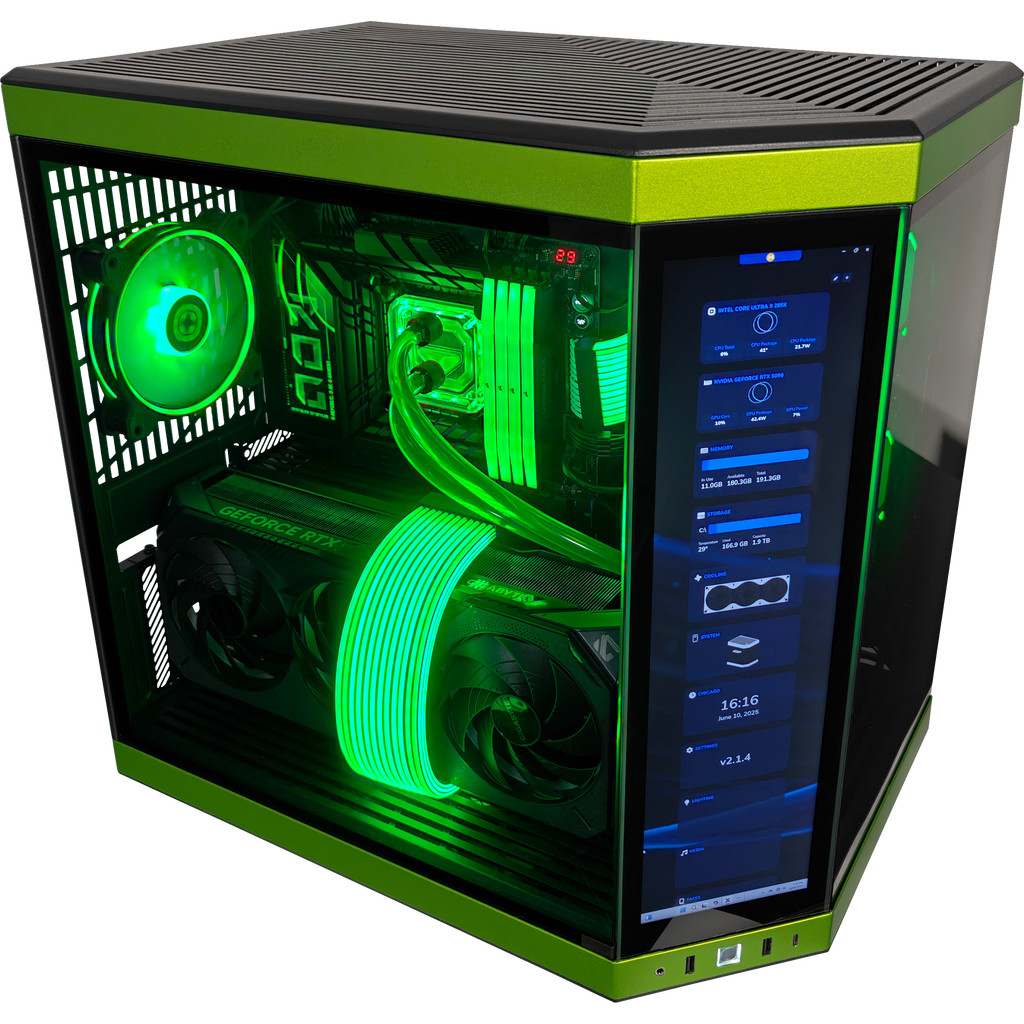 Y70 Mean Green Ready to Ship Gaming PC