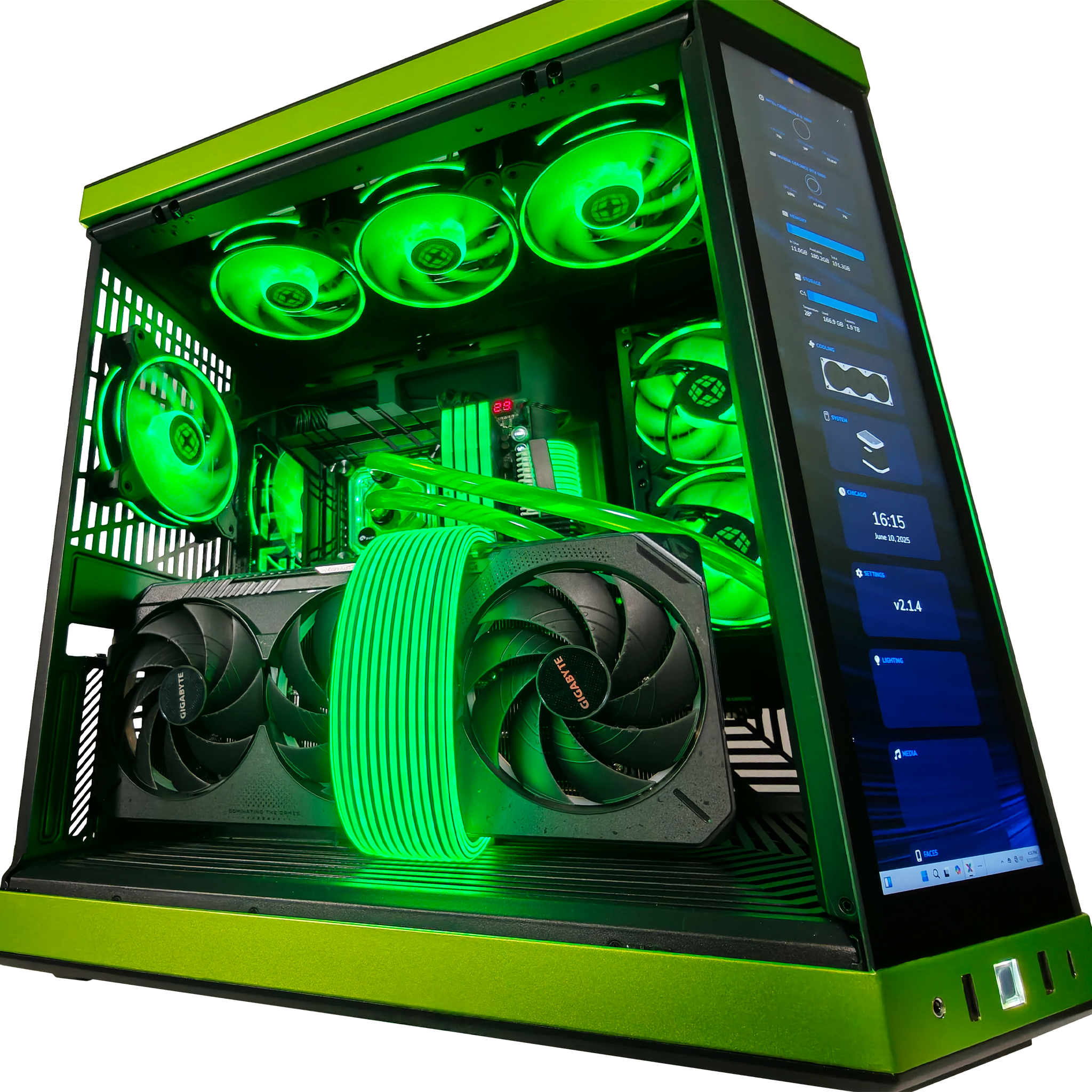 Y70 Mean Green Epic Black Label Gaming Desktop