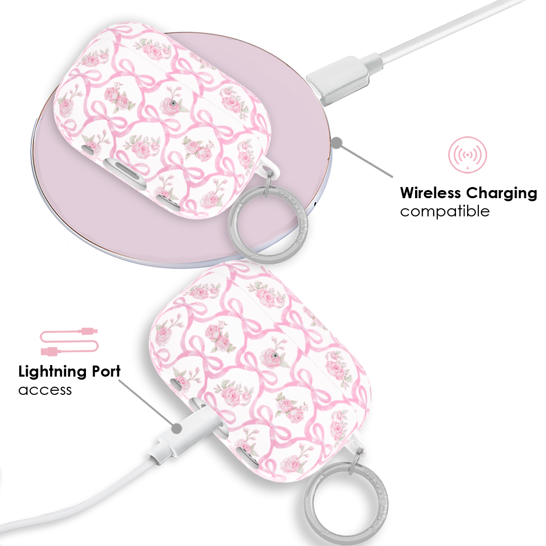 Lovely Pink Bows AirPod Case