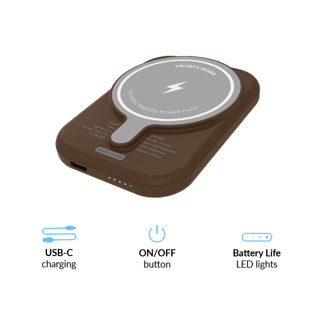 Espresso Brown MagSafe Battery Power Pack