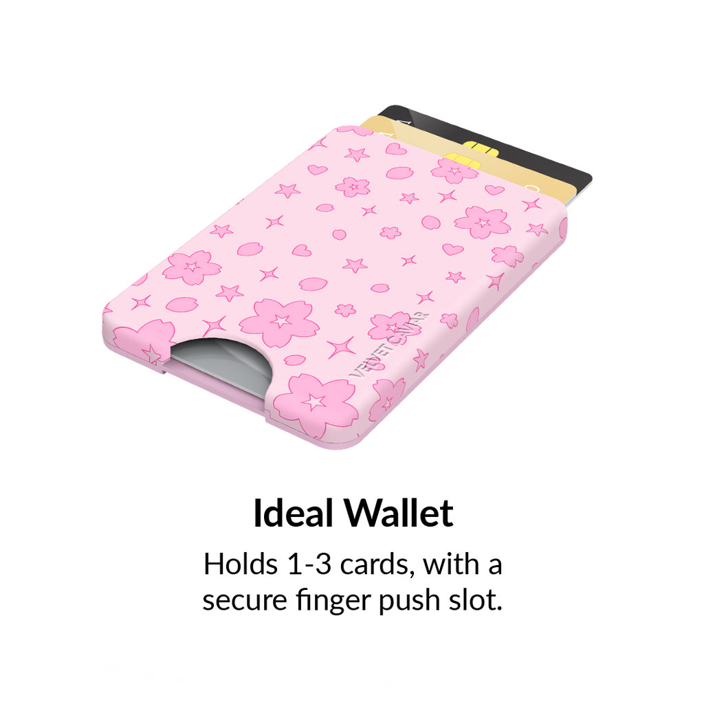 Pink Cherry Blossom MagSafe Wallet