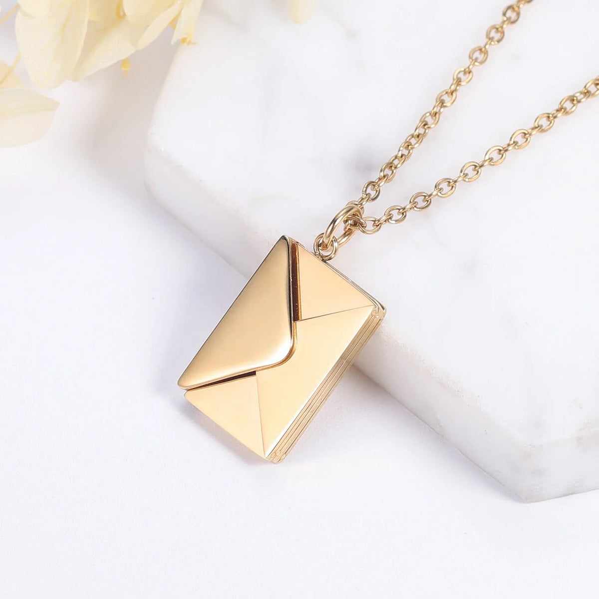 Customized Envelope Necklace - Image 2