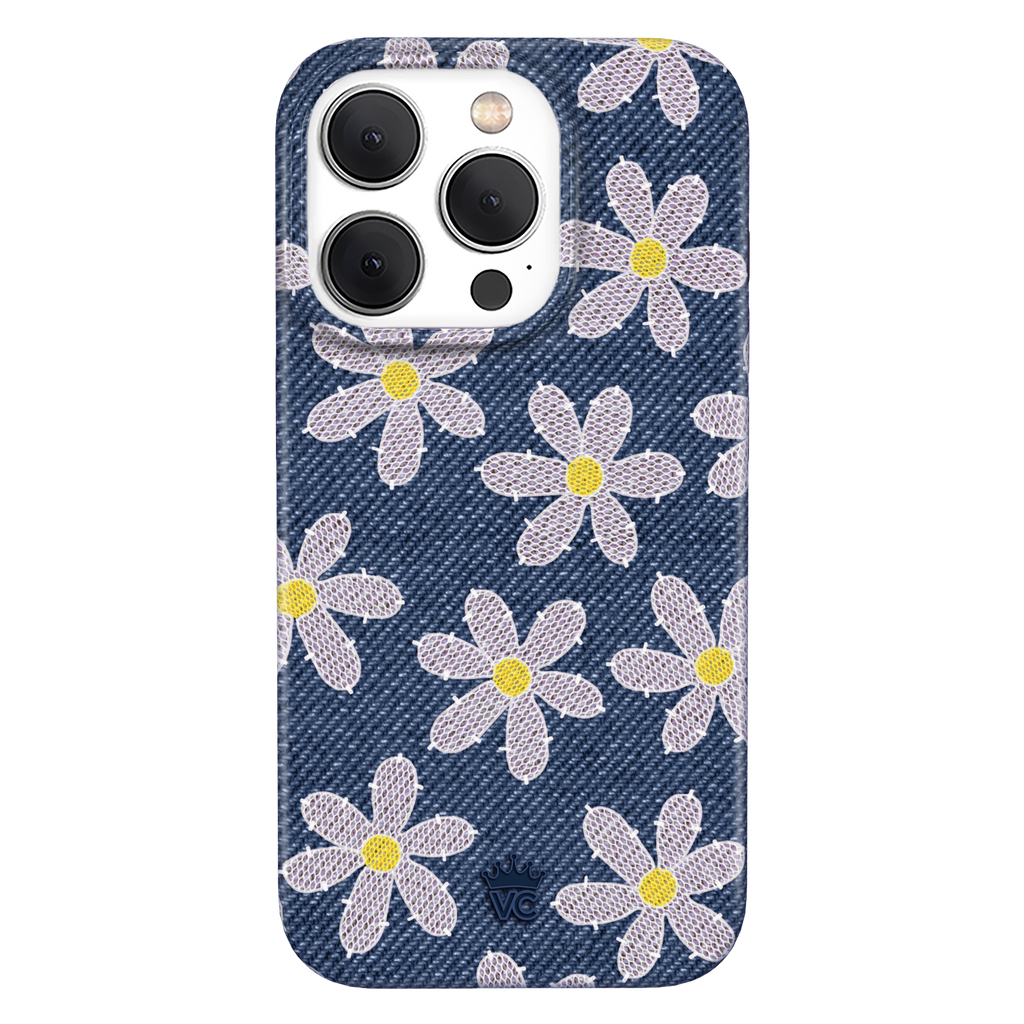 Denim Daisy iPhone Case