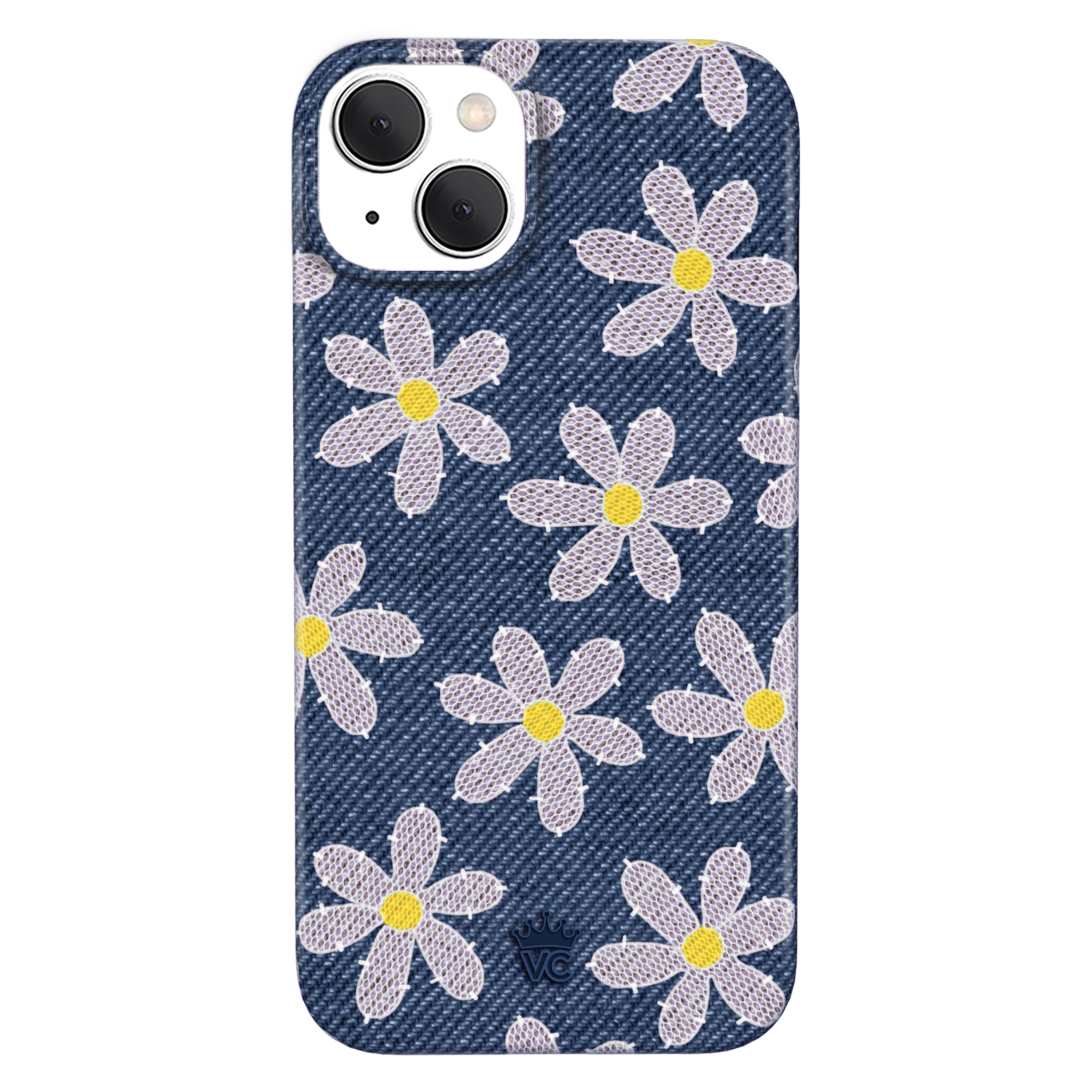 Denim Daisy iPhone Case