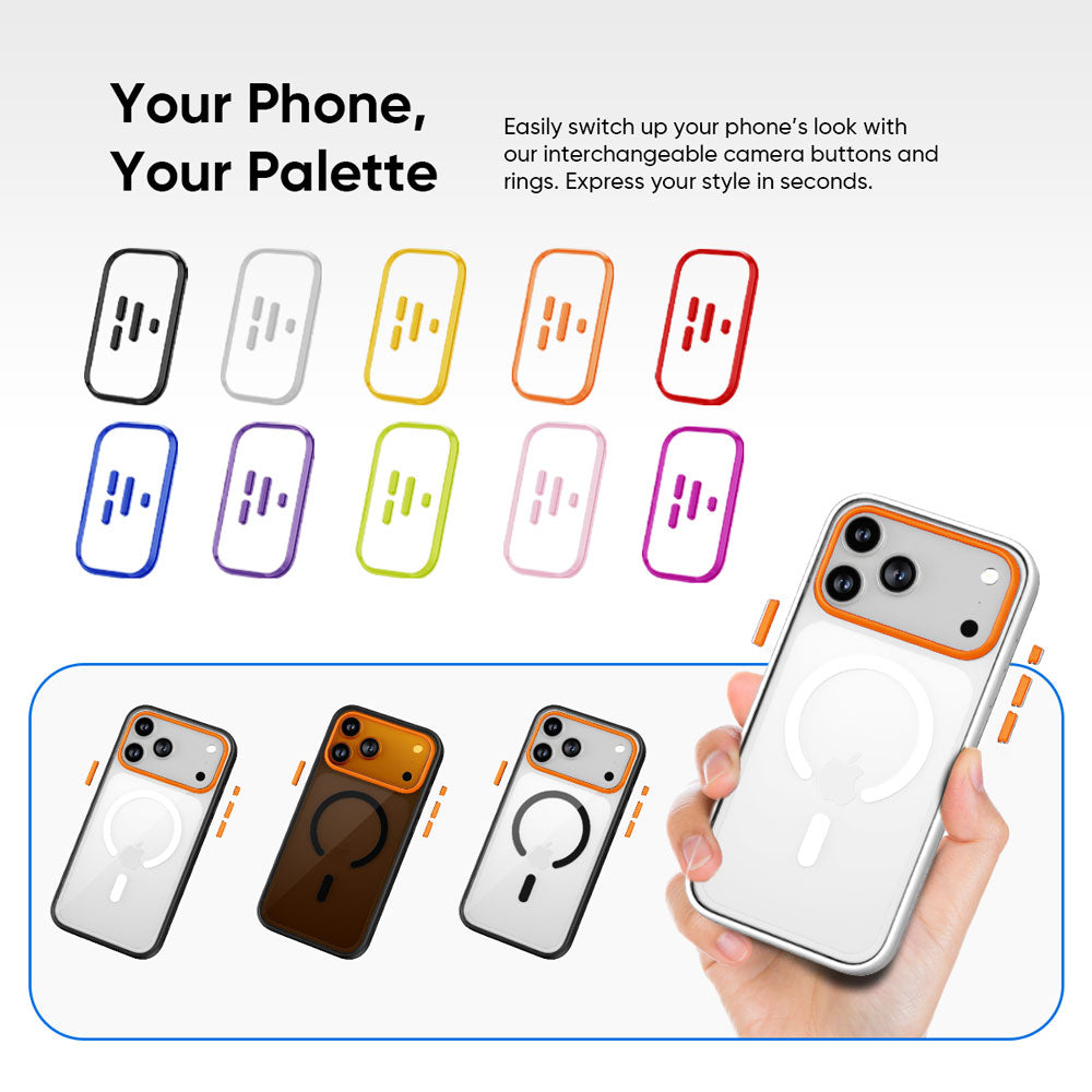 FLOLAB Surtect Tri-Fusion MagSafe Compatible Case – iPhone 17 Series (White Frost)