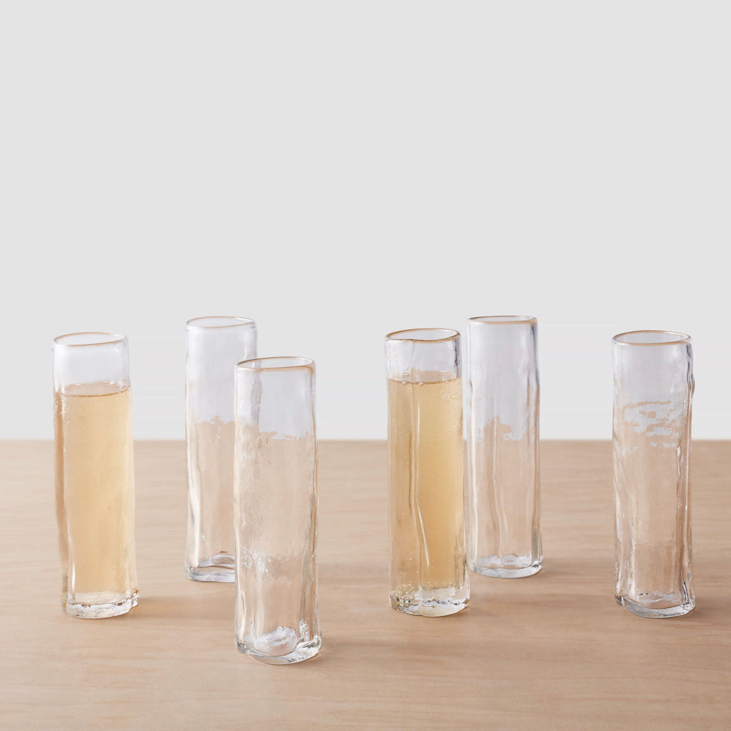 Arroyo Champagne Flute Glasses - 13.5 oz - Set of 6 - Image 2