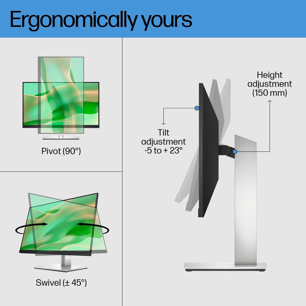 HP E24 G4, LED 23.8" FHD, HDMI (A)