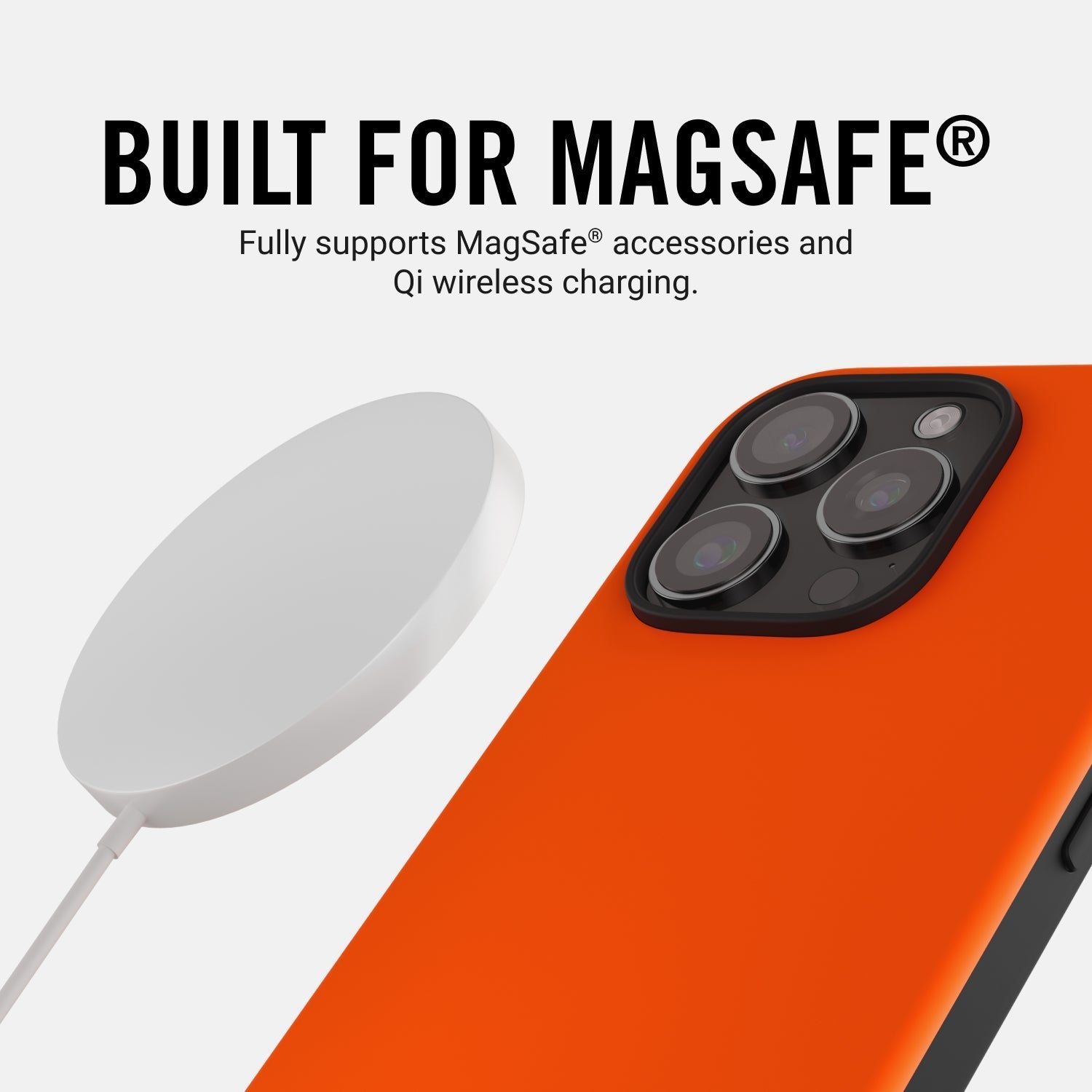 Everyday Charging Kit - iPhone 16 Plus - Basecamp Orange