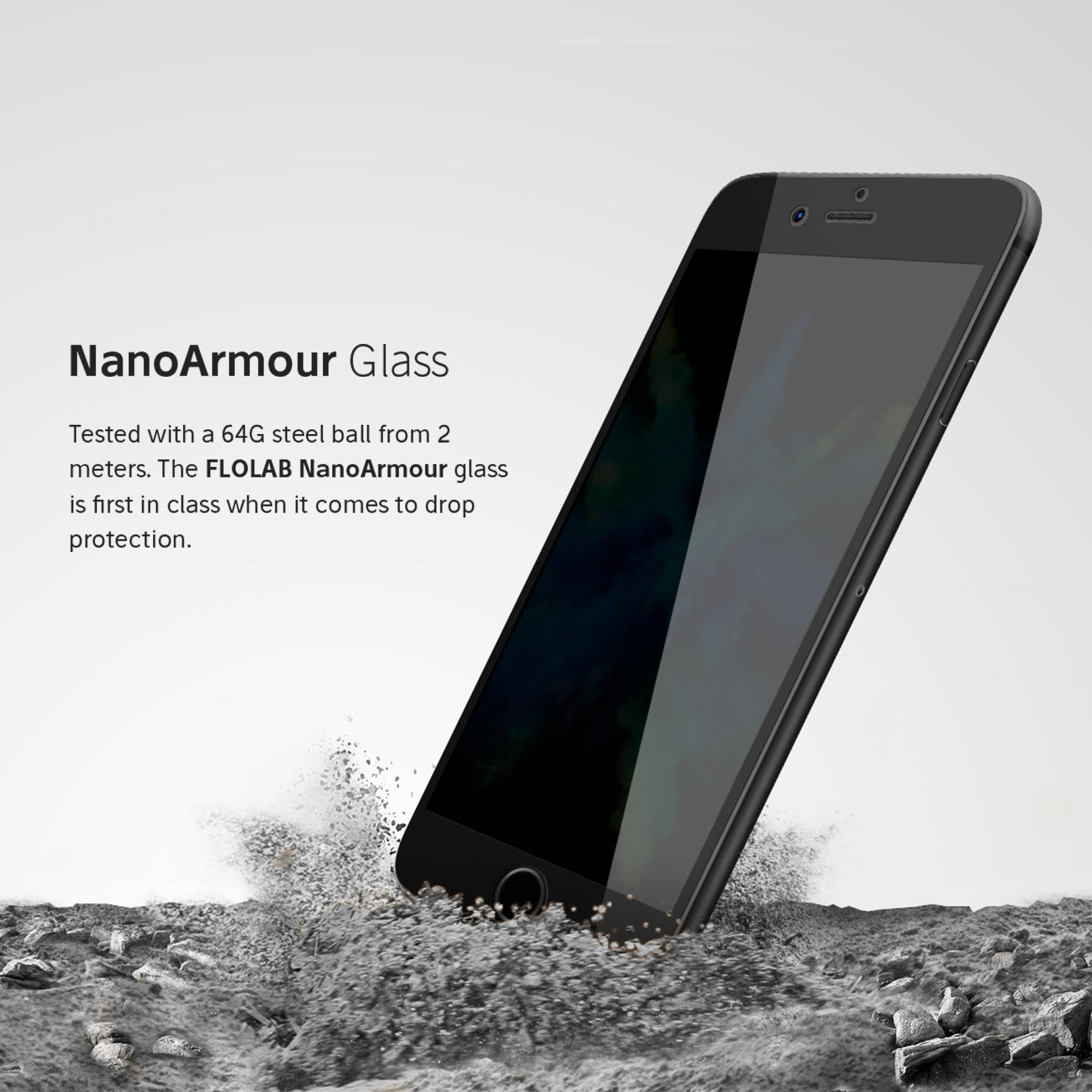 NanoArmour for iPhone 8 Plus Privacy Glass