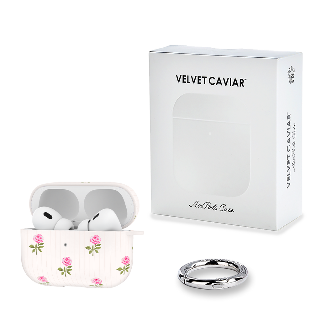 Pink Peony Floral AirPod Case