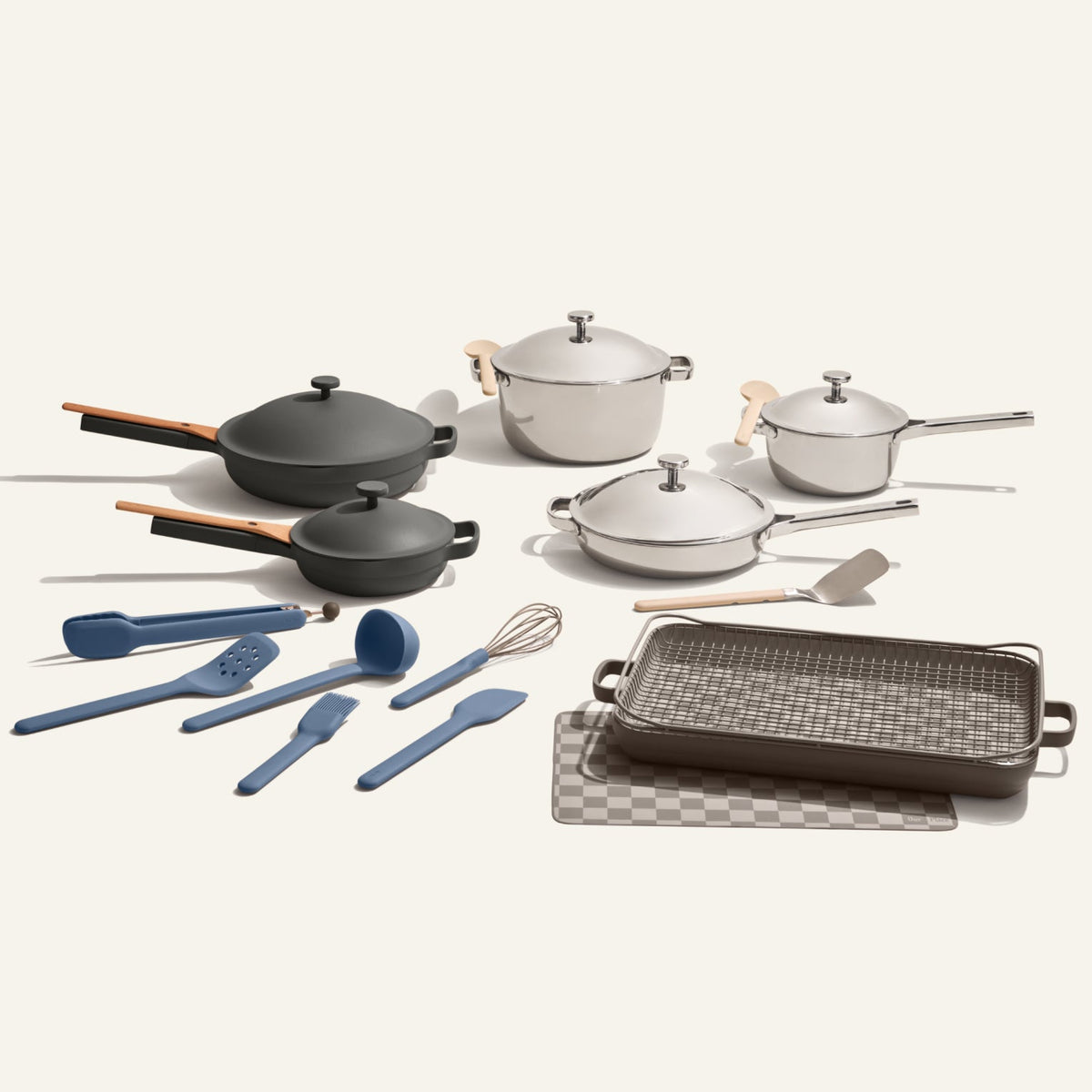 Home Chef Set (25 piece) - Chrome/Char