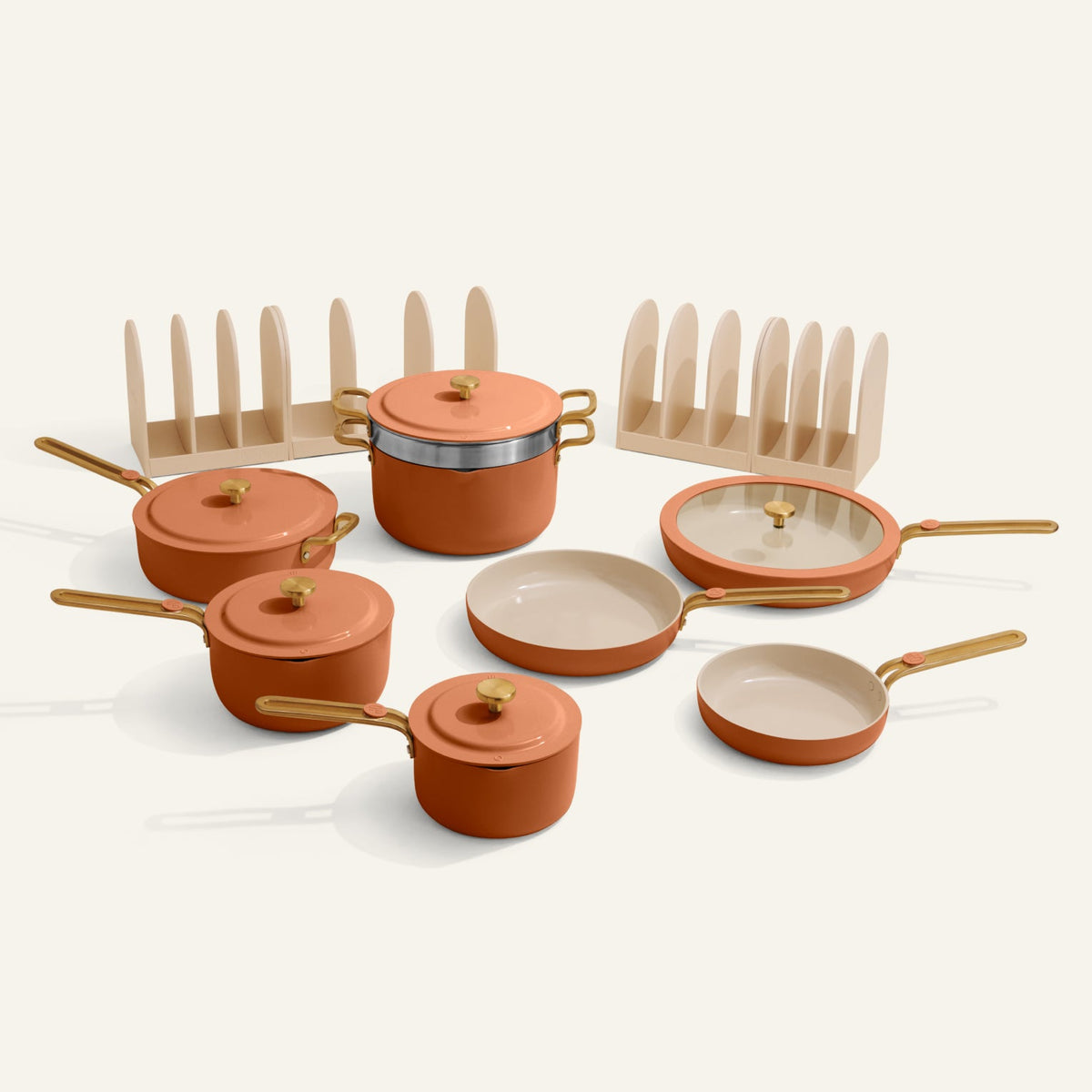 Essentials Complete Cookware Set - Terracotta