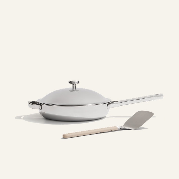 Titanium Always Pan Pro - Stainless Steel Spatula / Chrome