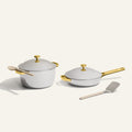 Titanium Pro Cookware Duo - Chrome/Gold
