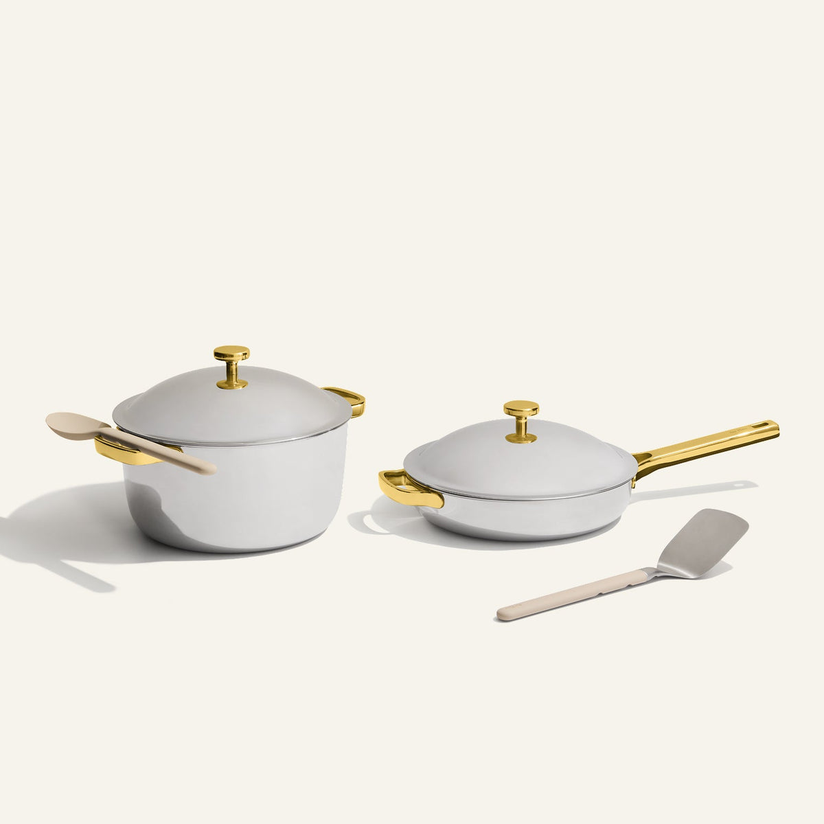 Titanium Pro Cookware Duo - Chrome/Gold