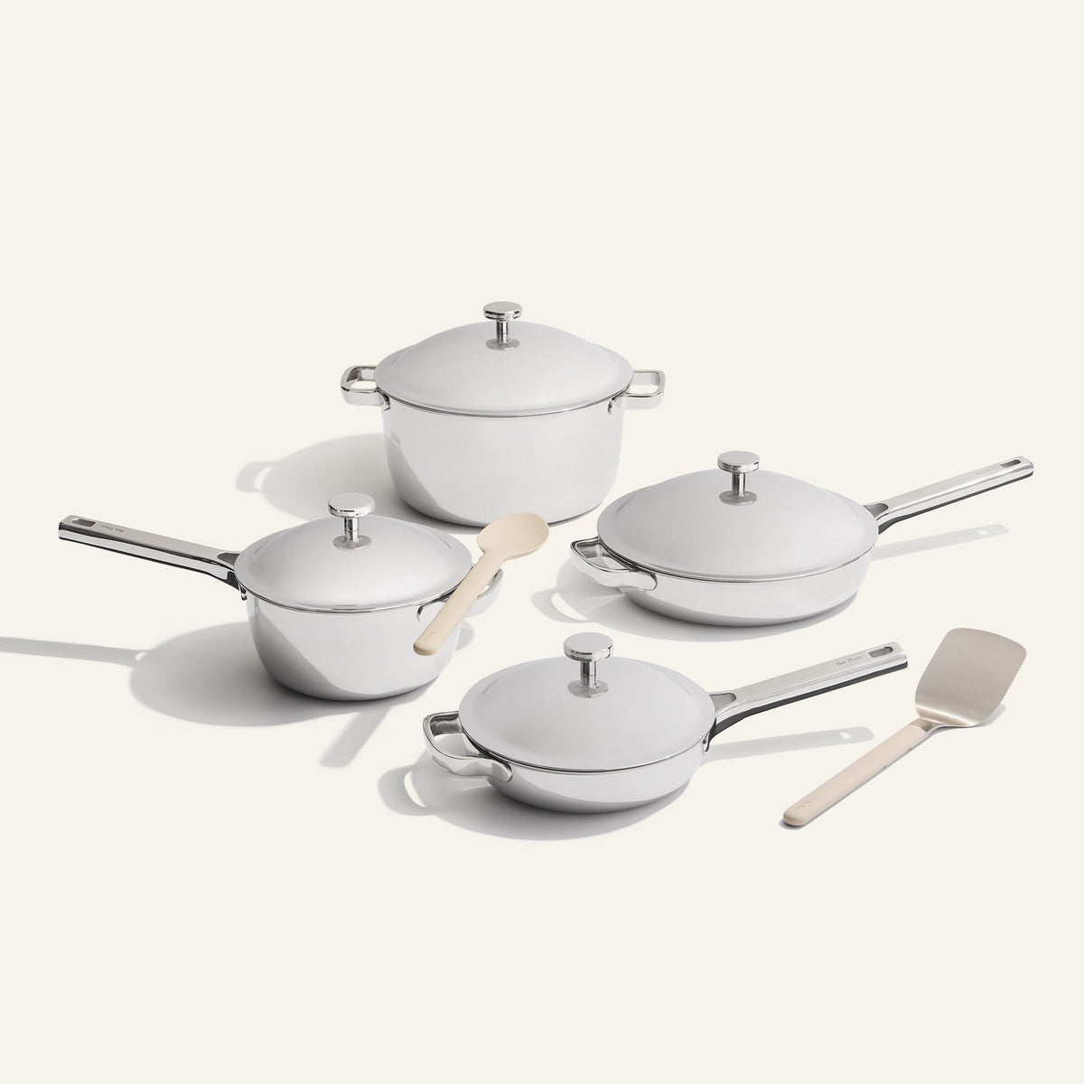 Titanium Pro Cookware Set - Chrome