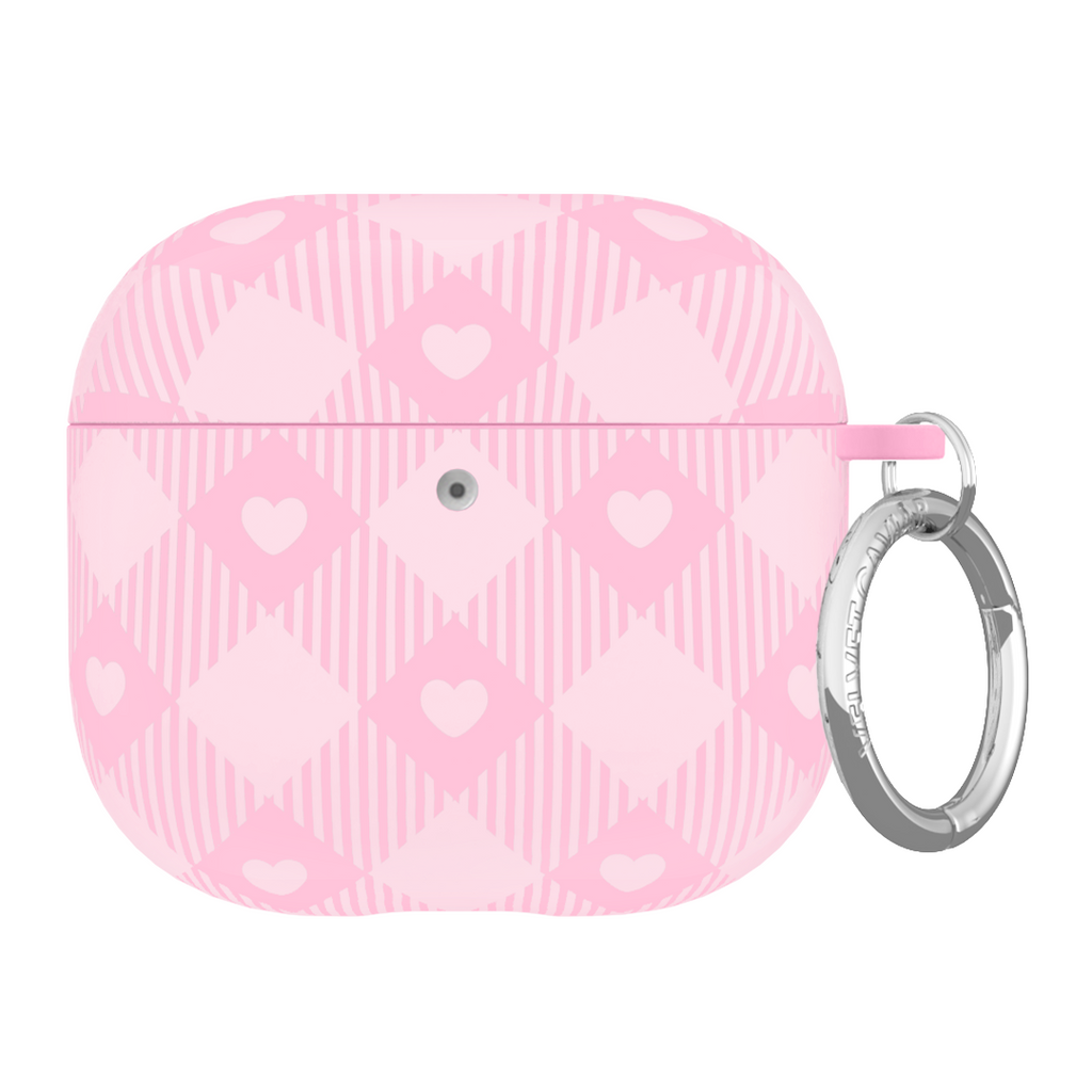Dolly Pink Gingham AirPod Case