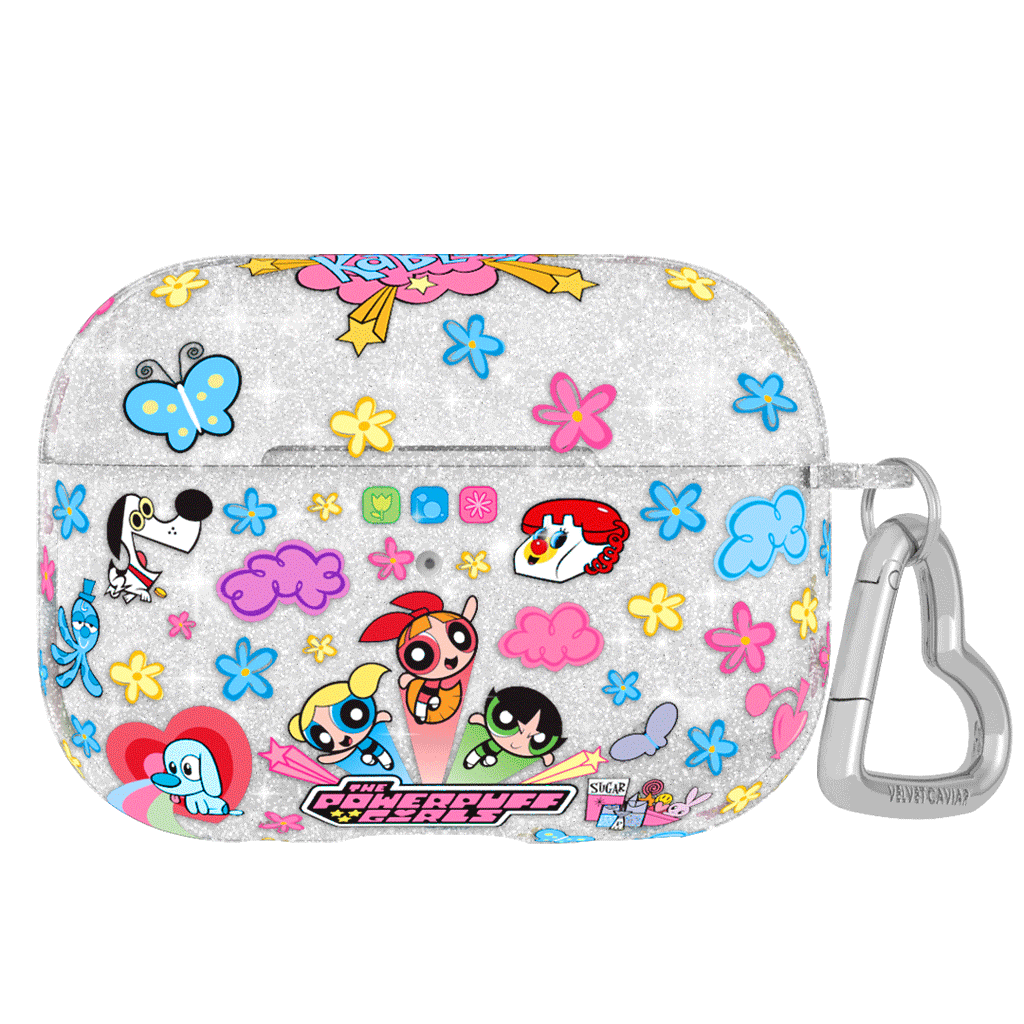 The Powerpuff Girls Girl Power Glitter AirPod Case