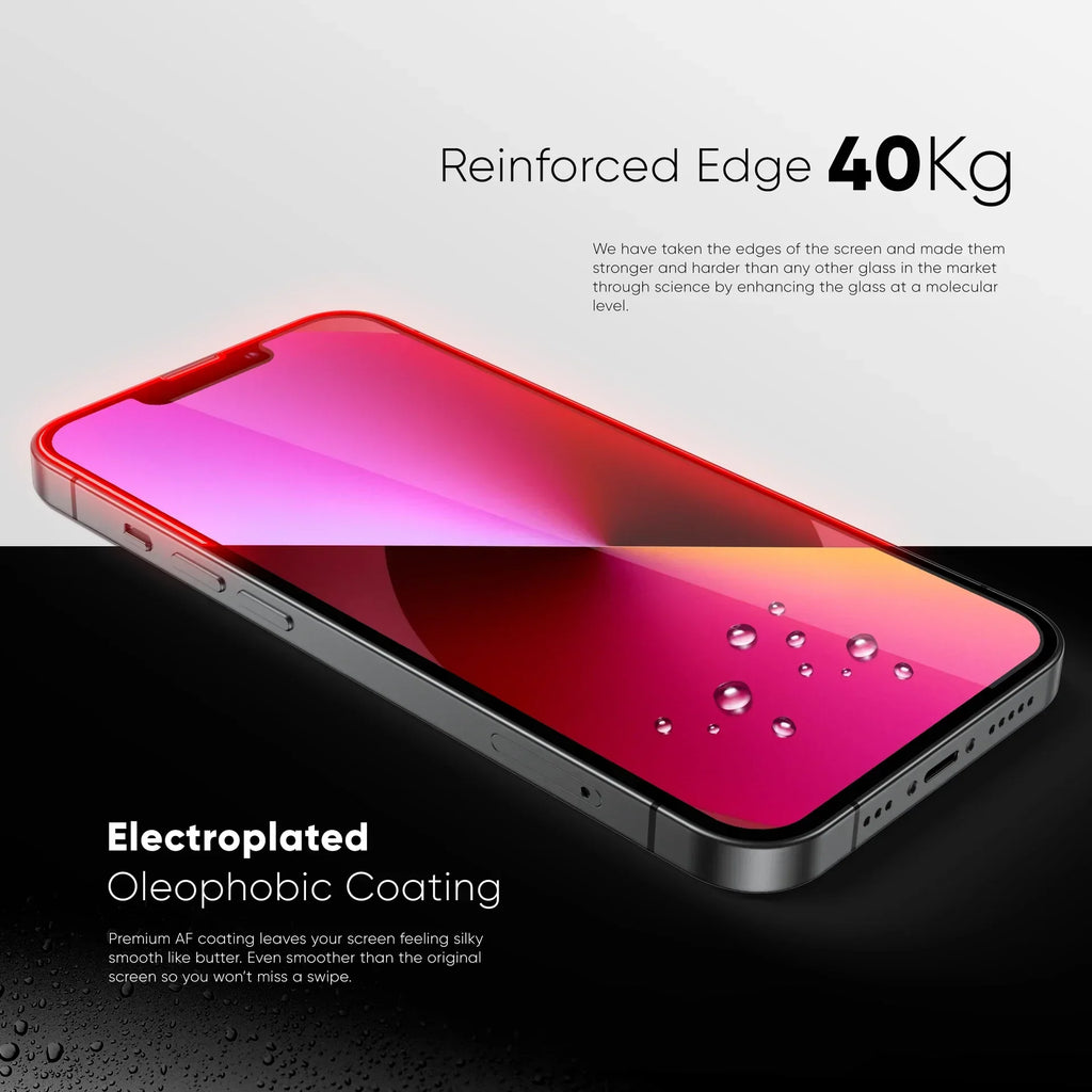 FLOLAB ONETIME PRO Matte Anti-Glare Infinity Edge Screen Protector – iPhone 15 Series