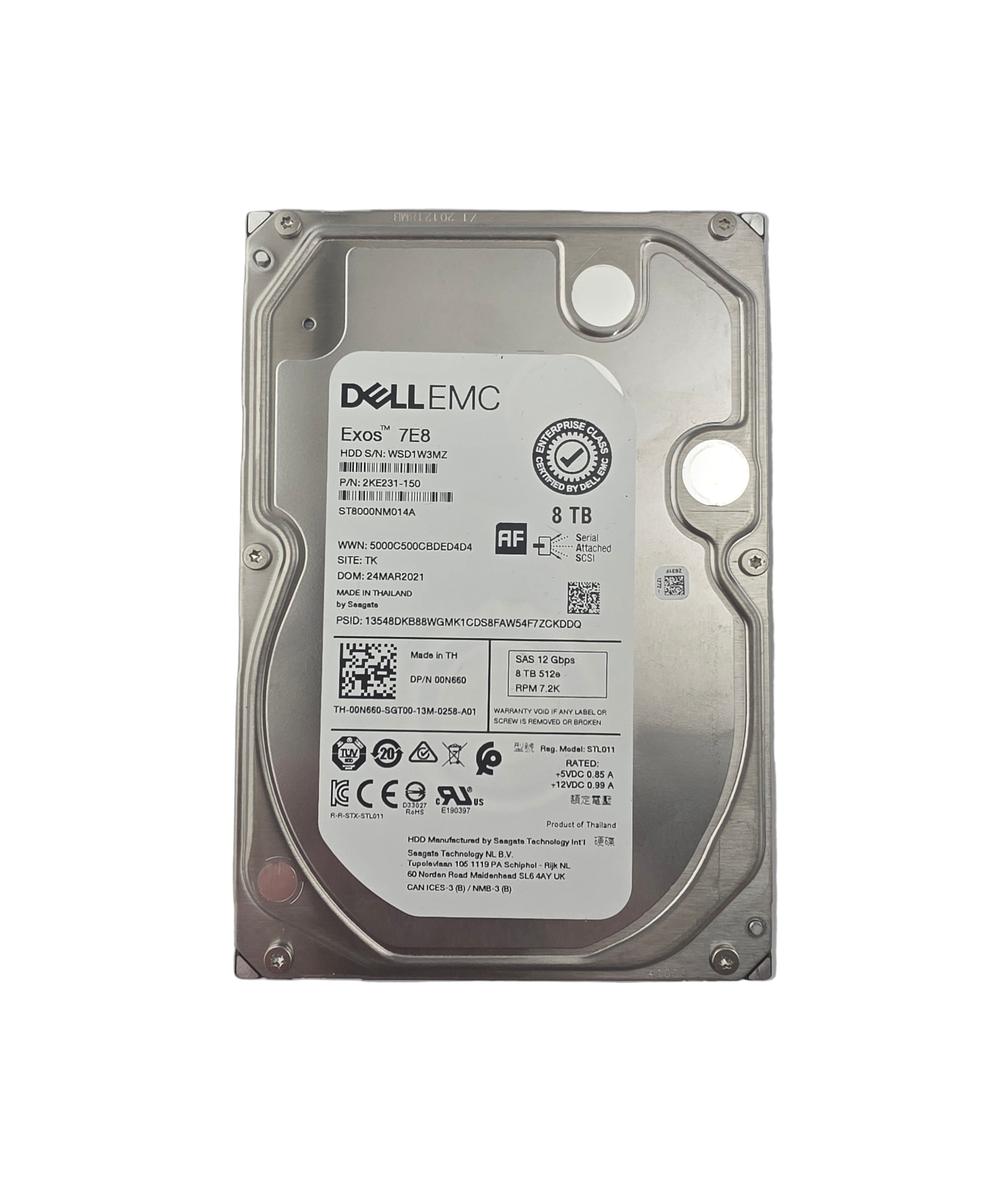 Dell SAS 3.5" 8TB NL 7.2K 12GBPS 512e