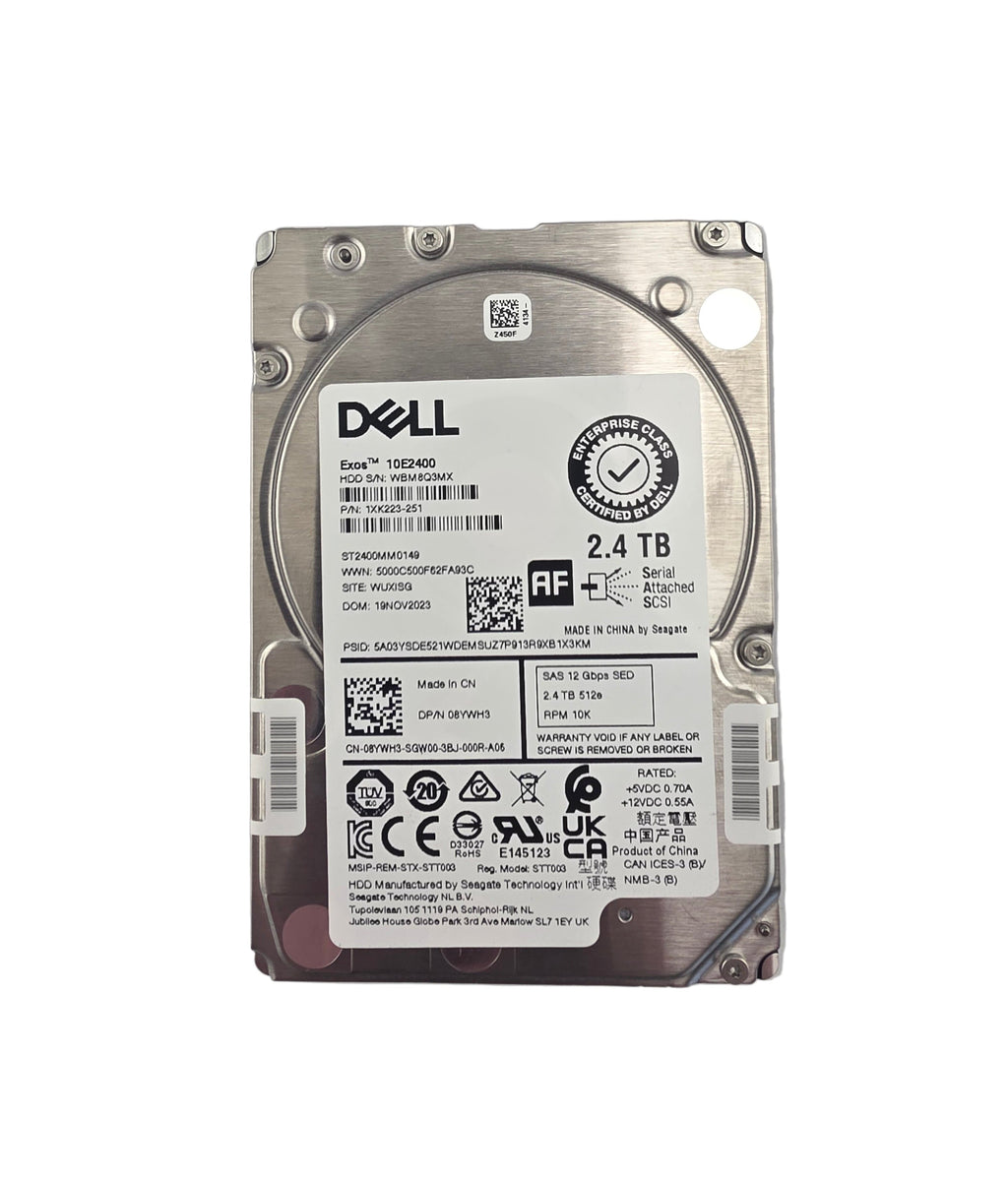 Dell SED SAS 2.5" 2.4TB 10K 12GBPS 512e