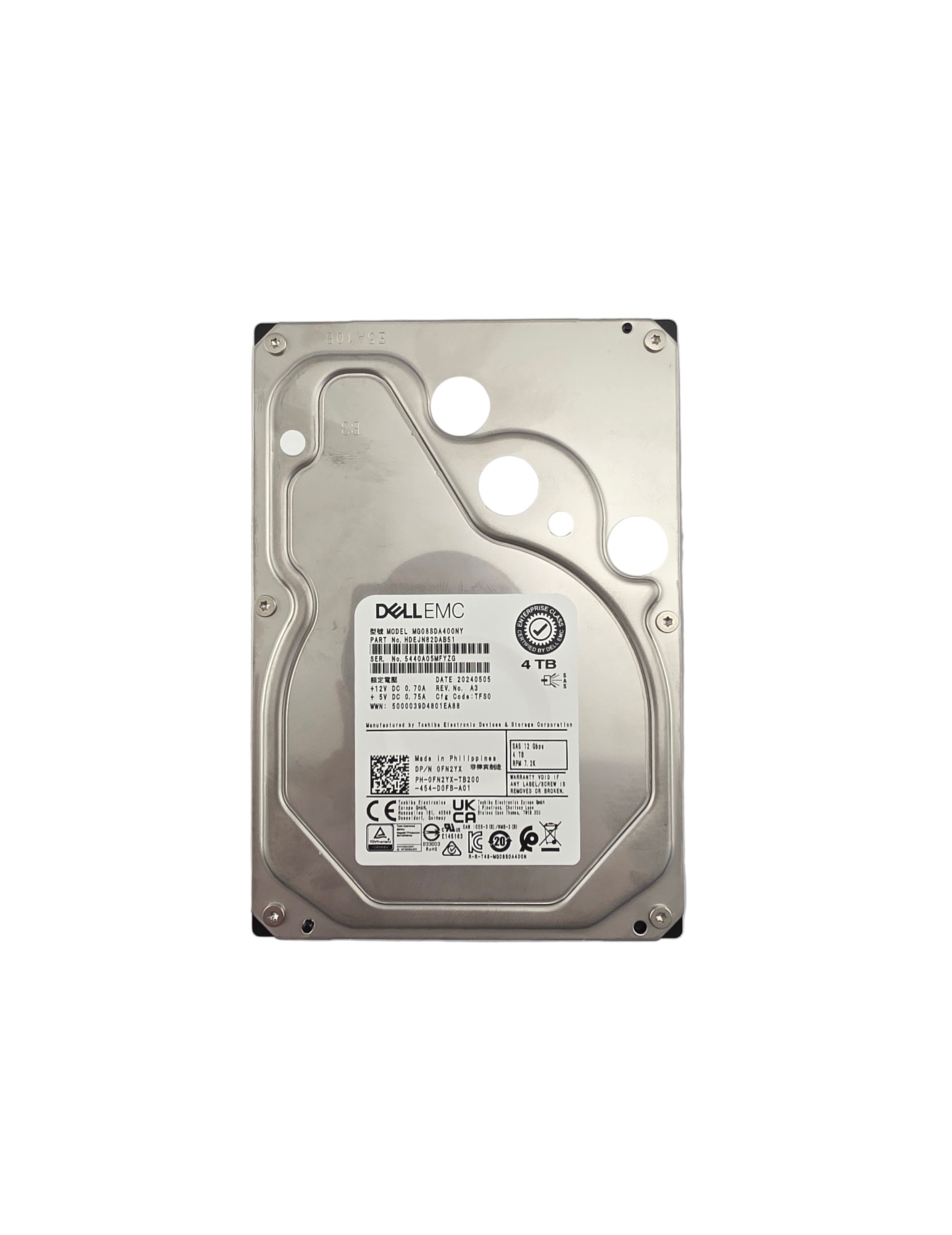 Dell SAS 3.5" 4TB NL 7.2K 12GBPS