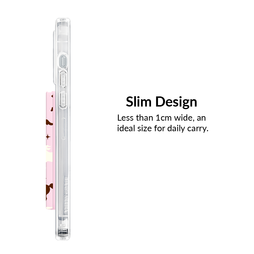 Pink Pony Glitter MagSafe Wallet