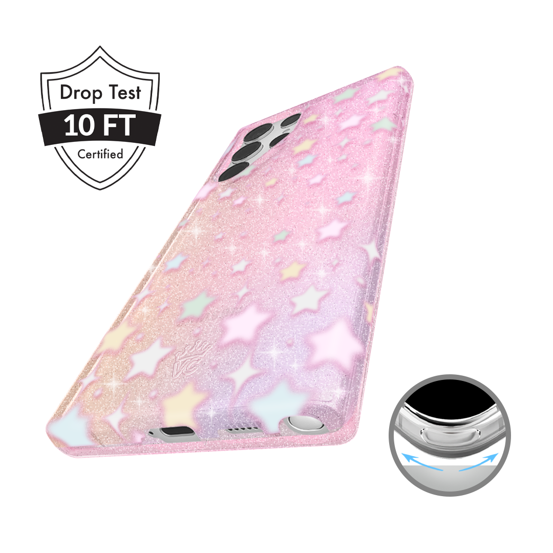 Falling Star Glitter Samsung Case