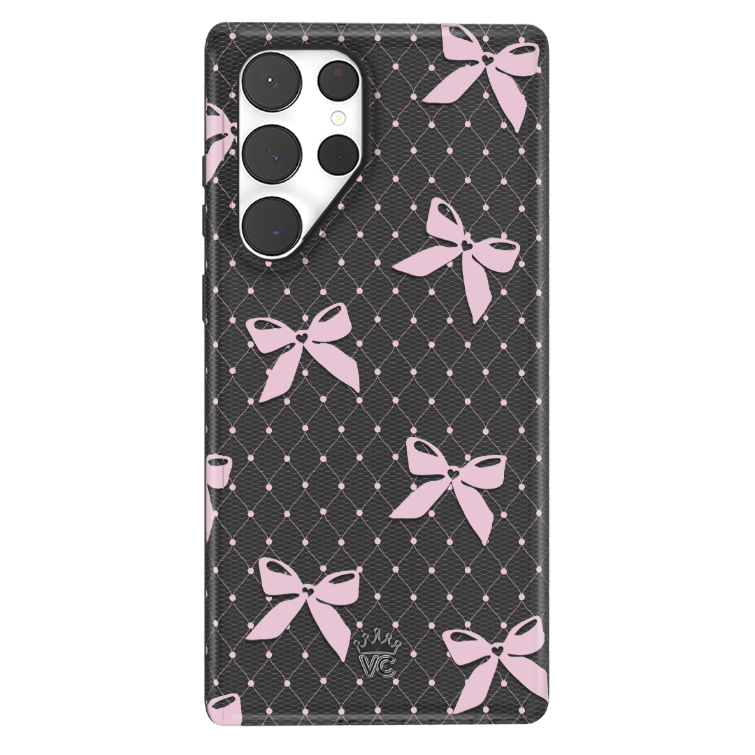 Lacy Pink Bows Samsung Case