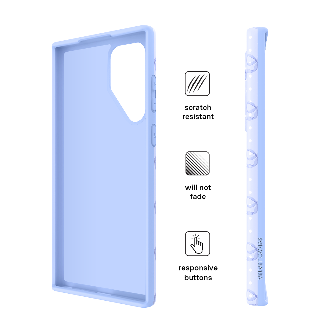 Lovely Blue Bows Samsung Case
