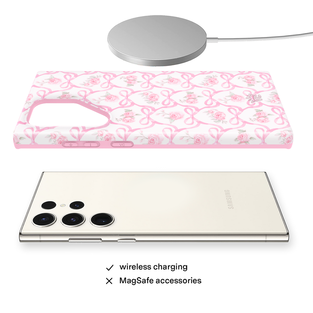 Lovely Pink Bows Samsung Case
