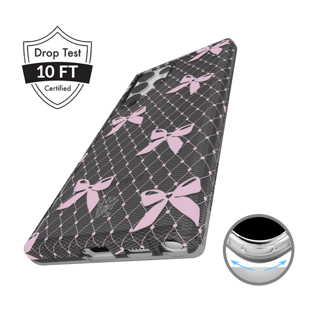 Lacy Pink Bows Samsung Case