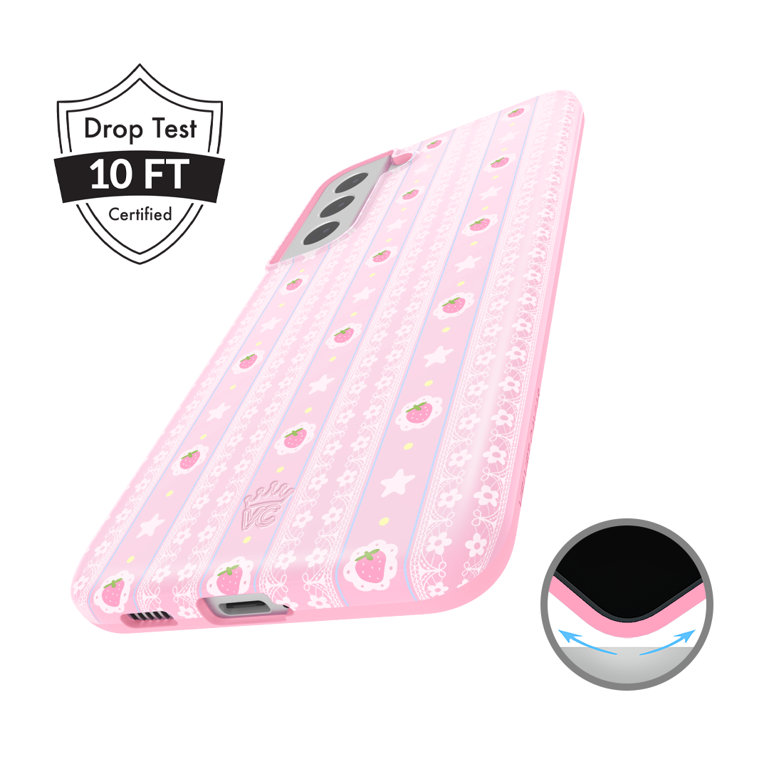 Strawberry Macaron Samsung Case