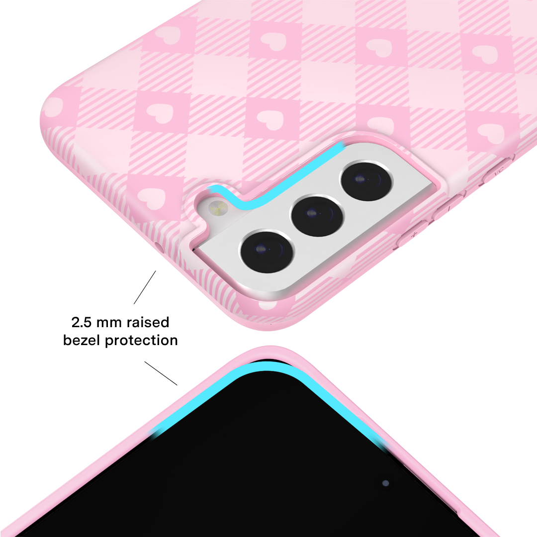 Dolly Pink Gingham Samsung Case