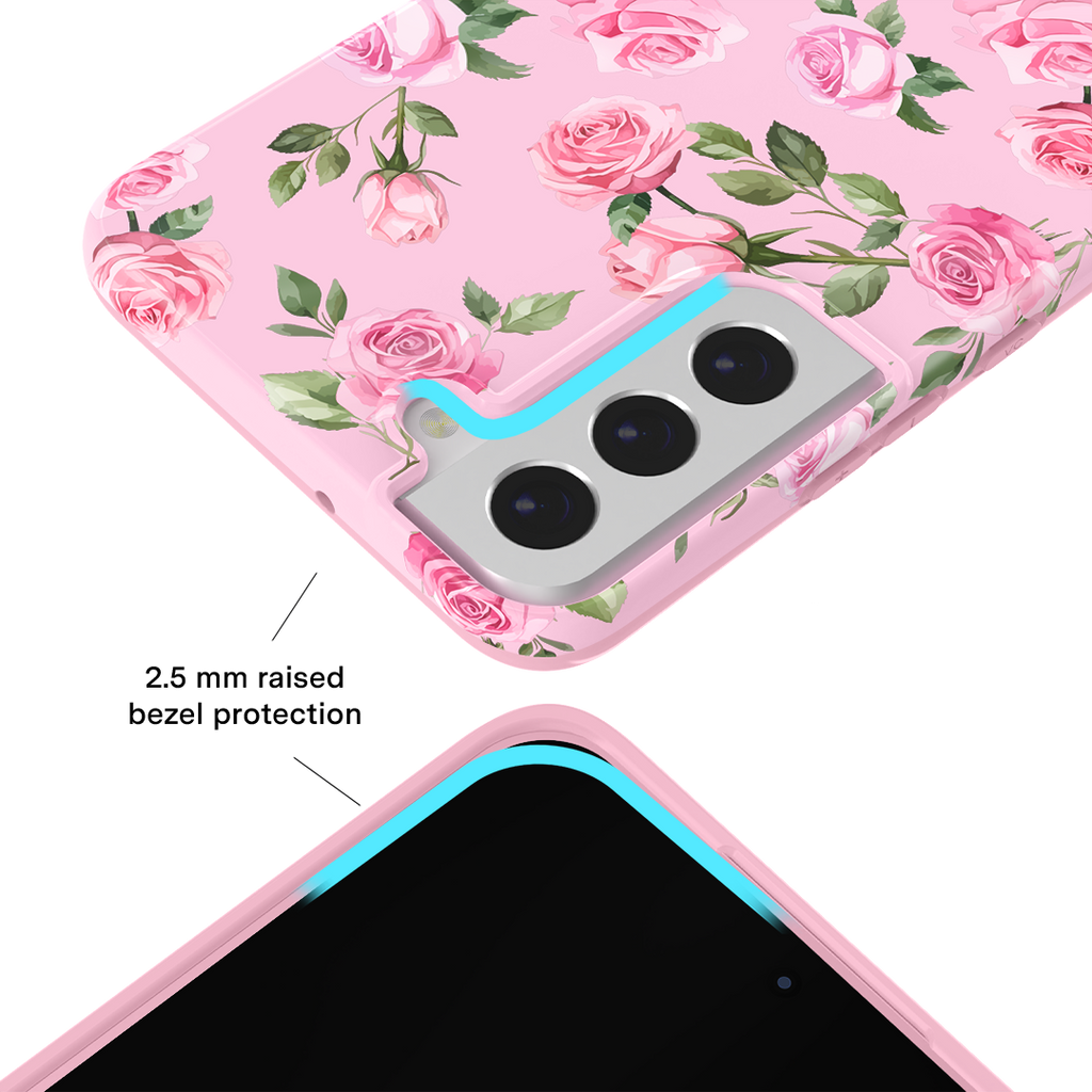 Baby Pink Roses Samsung Case