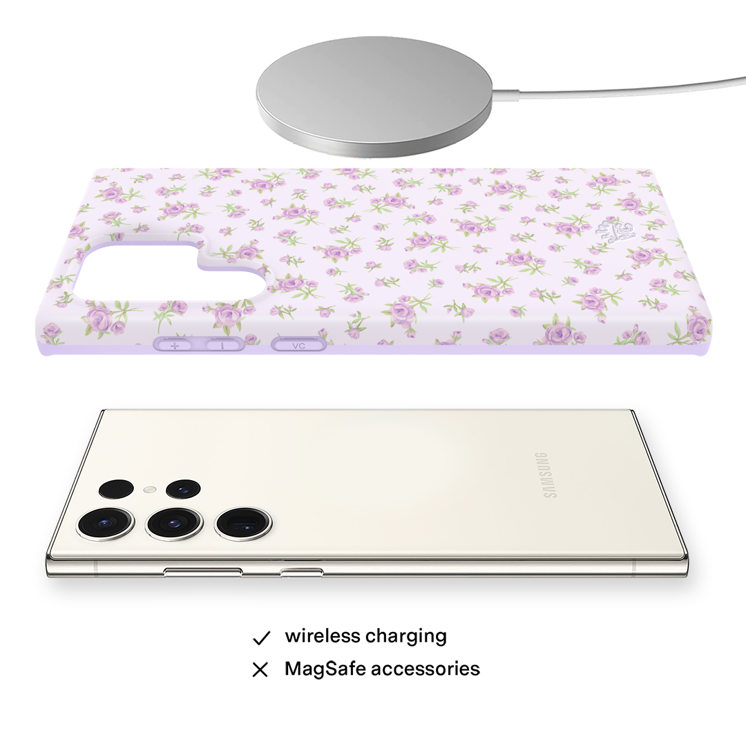 Dainty Lilac Floral Samsung Case