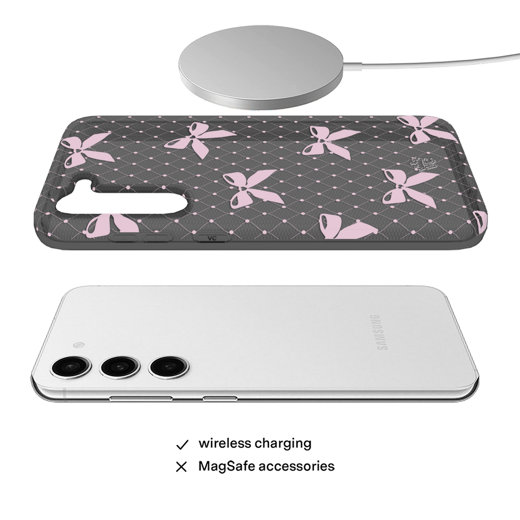 Lacy Pink Bows Samsung Case