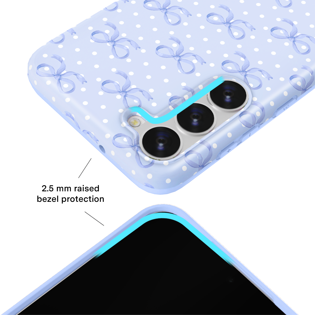 Lovely Blue Bows Samsung Case