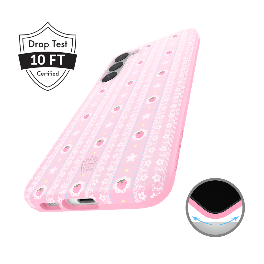 Strawberry Macaron Samsung Case